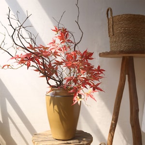 Künstliches Rot Ahornblatt Herbst Gefälschte Laub Stem Party Tischdekoration Haus Grün Dekor Herbst Pflanze Blumenschmuck Material Auswahl