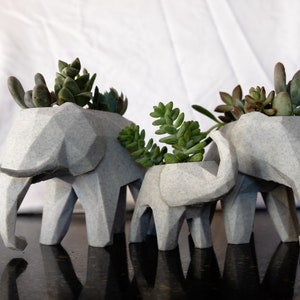 Elephant Planter Family