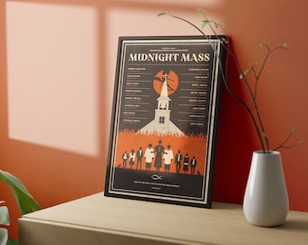PRE-ORDER | Midnight Mass Minimalist Poster | 11x17 | Mike Flanagan