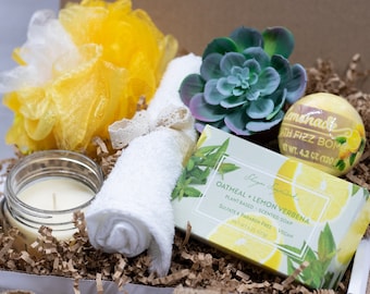 Self care gift box, Spa gift, Mothers day relaxation gift, You are my sunshine, Birthday gift for her, Sunshine gift basket, Gift for mom