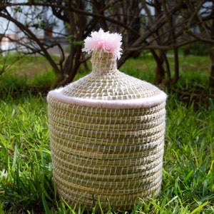 big berber storage basket Moroccan baskets African Home Decor natural grass storage basket, Crafsmanship boho deco