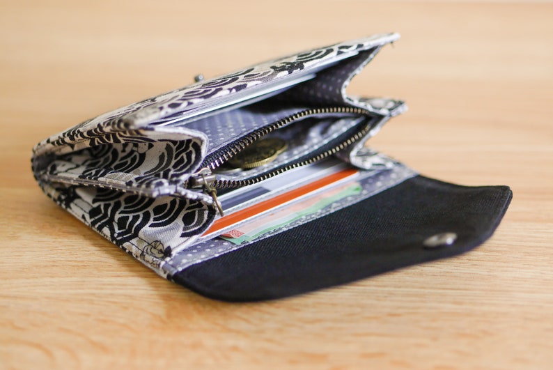 Small Amelia Envelope Wallet Small Envelope Wallet Compact Etsy