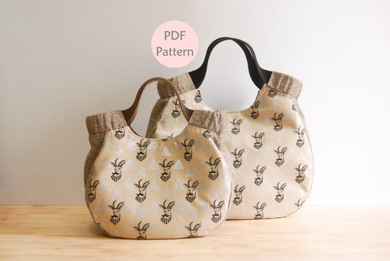 Everyday Handbag Pattern, Sewing Pattern, Digital download