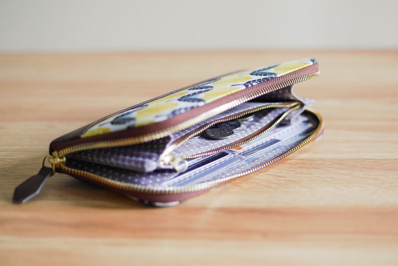 Mia Zip Around Wallet Zip Around Wallet Compact Wallet Etsy