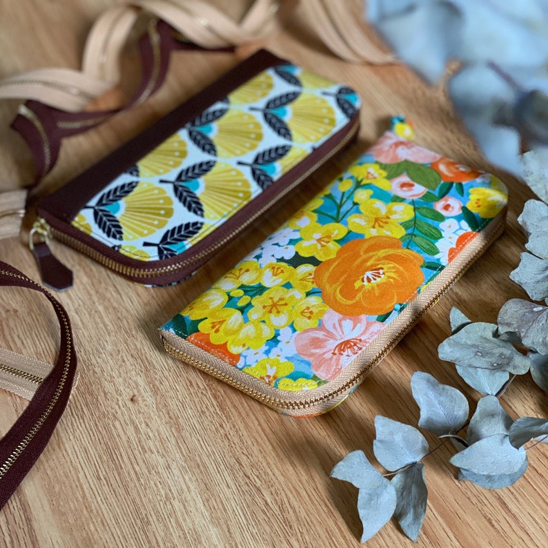 Mia Zip Around Wallet Zip Around Wallet Compact Wallet Etsy