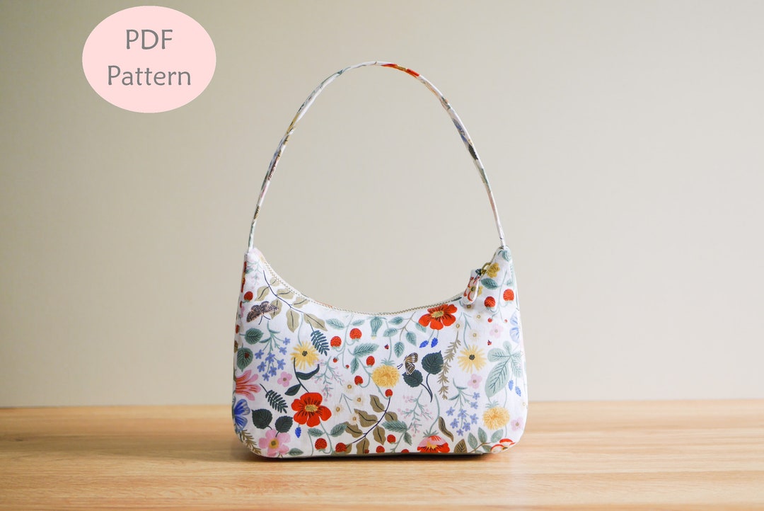 Gabrielle Shoulder Bag Sewing Pattern: Classic Daily Bag (digital