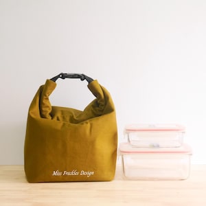Molde para lancheira térmica, lancheira bento, bolsa para projetos, molde de costura, molde, download instantâneo imagem 5