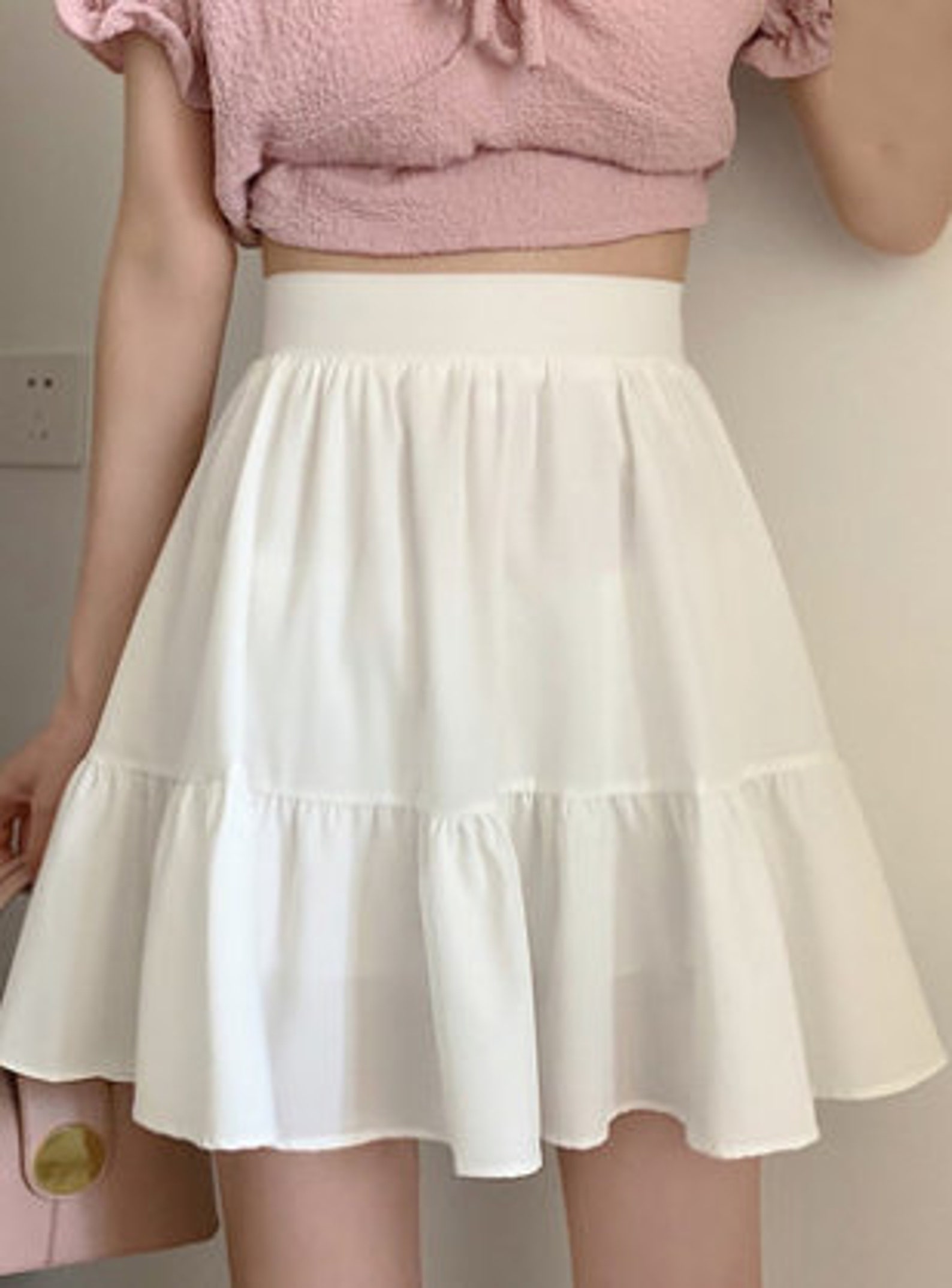 Black Umbrella Skirt Halflengthskirt Summer Aline Skirt Etsy