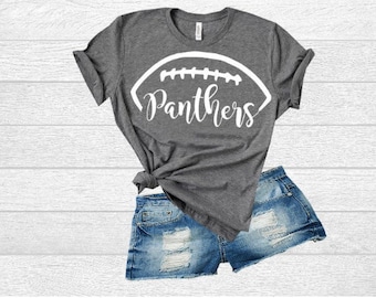 Panthers SVG. Football Panthers High School SVG. T-Shirt Design for Panthers Team. Panthers Football Shirt Design *only*