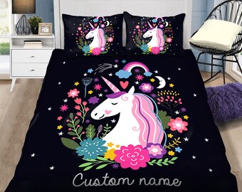 Girls Bedding Etsy