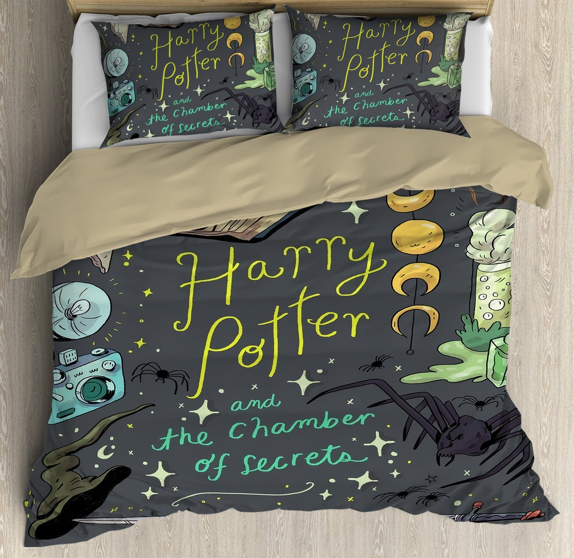 Harry Potter Bedding Set Bedroom Home Decor Bedding Set Etsy