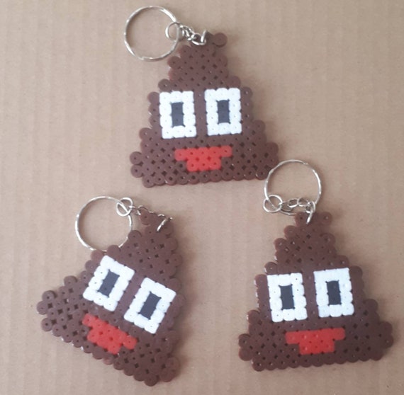 Keychain Pendentif Emoji Bonne Chance Merde Etsy France