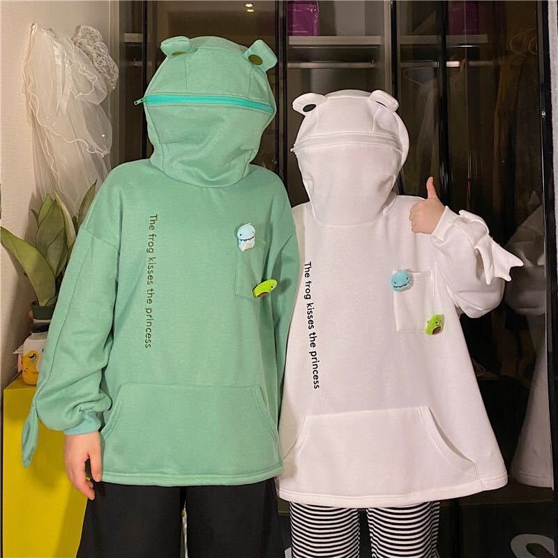 Frog Hoodie - Etsy UK