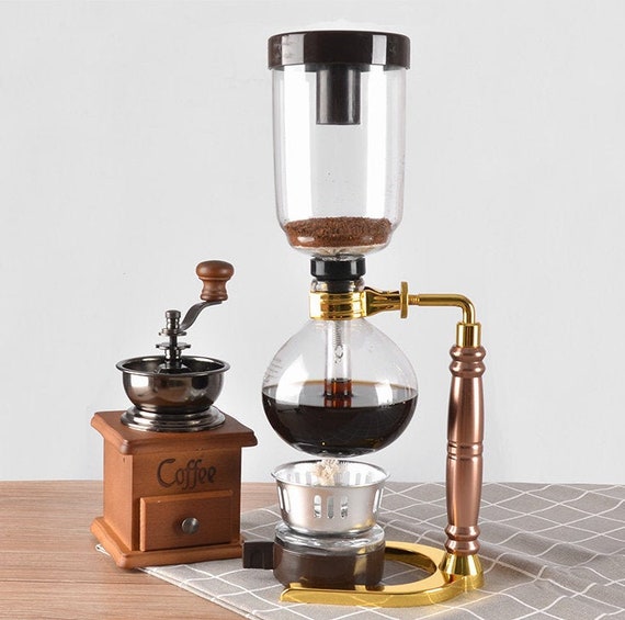 YUCHENGTECH Sifone Sifone Caffettiera Brewer Brewing Machine Sifone elettrico Caffettiera Rosso 
