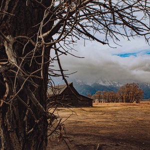 Moulton Scheune - Grand Teton Nationalpark - Altes Haus - Scheune - digitale Foto