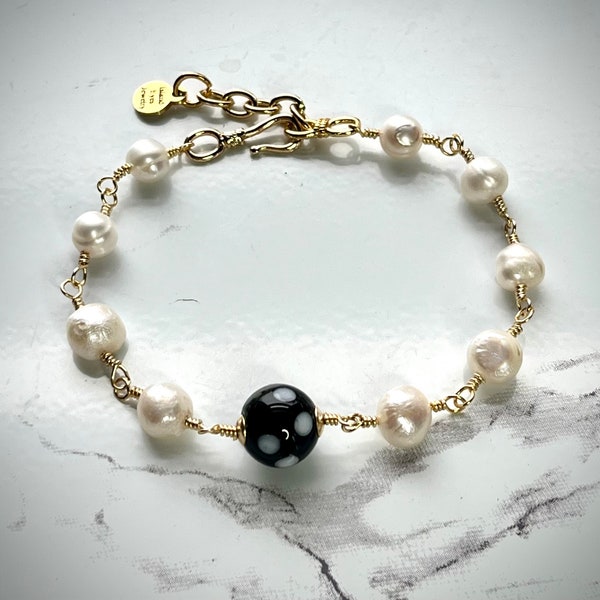 Bracelet Perle + Conta di Ojo