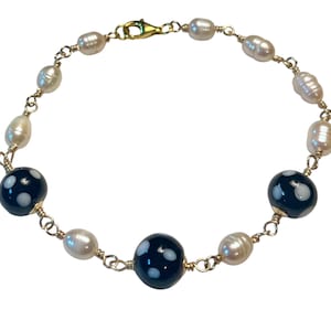 Pearl Conta di Ojo Bracelet