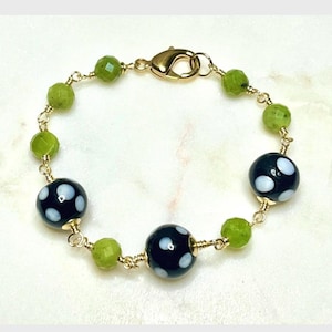 Canadian Jade Cape Verdean Conta di Ojo Bracelet