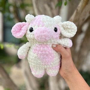 Crochet Pink Cow Pattern