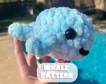 Crochet Chunky Whale Amigurumi Pattern