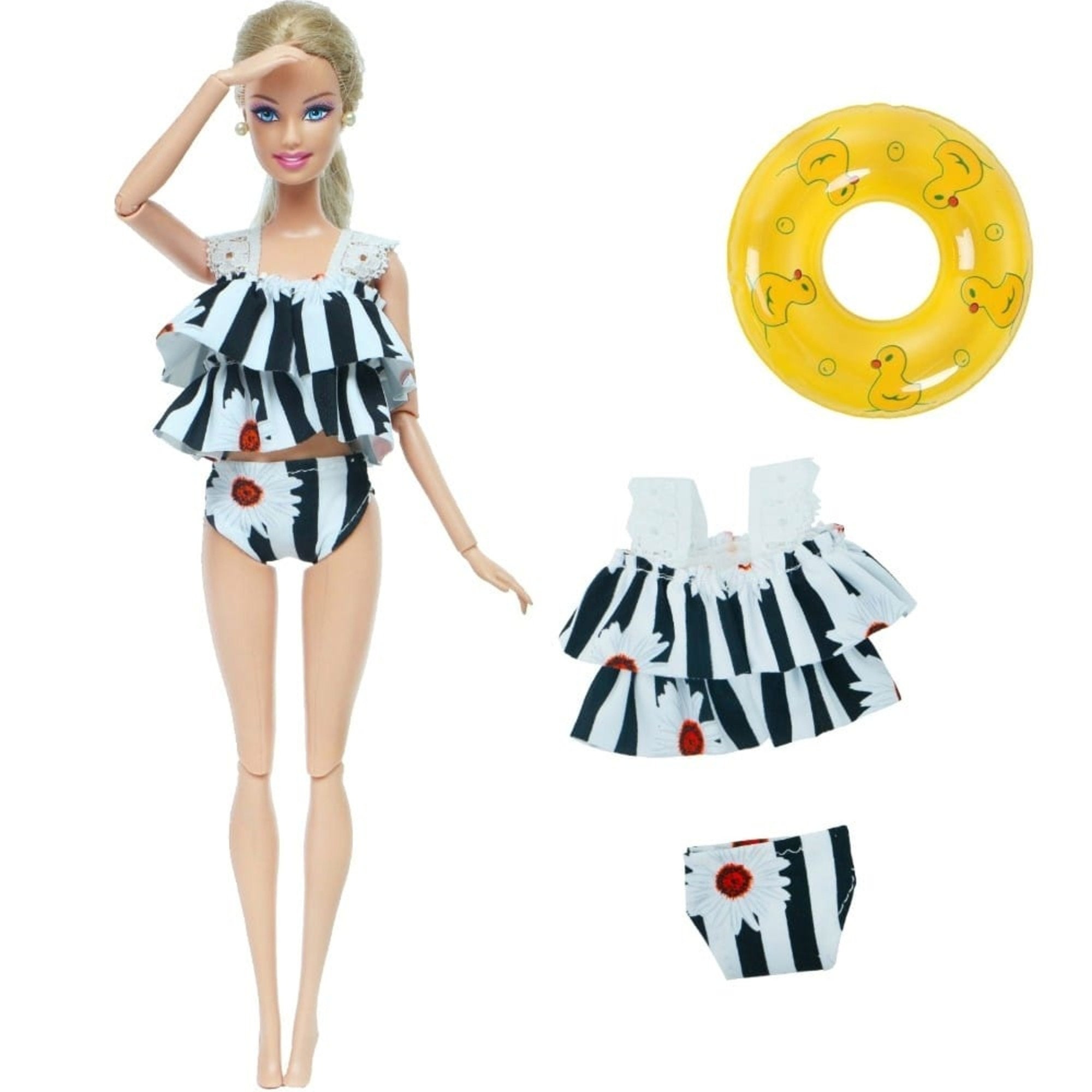 Barbie bikini for doll Barbie bathing suit Barbie Etsy