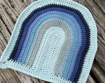 Crochet Rainbow Baby Blanket