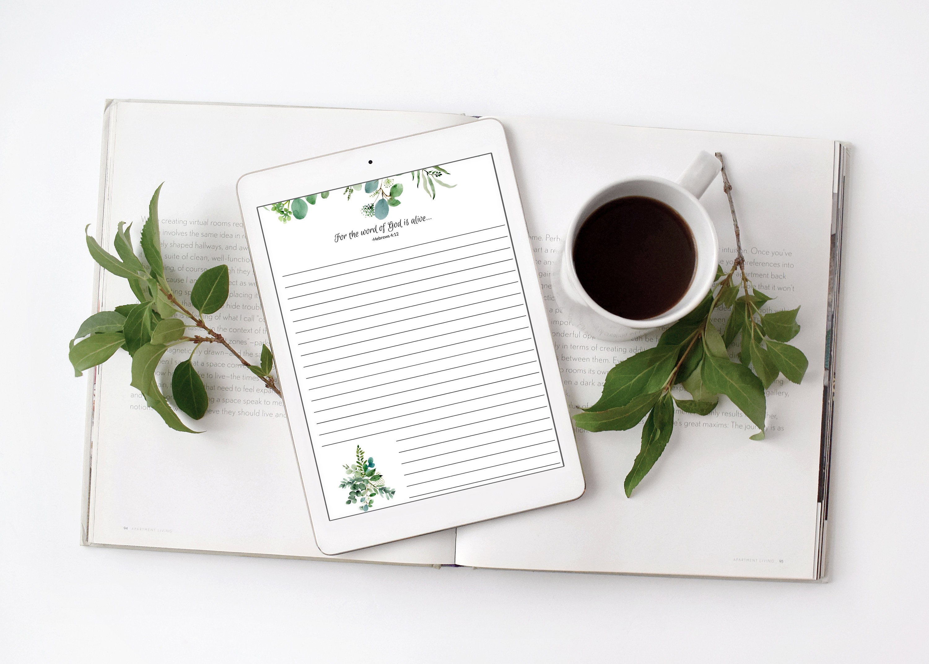 Eucalyptus Letter Writing Stationery Set