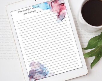 Watercolor Letter Writing Stationery Set