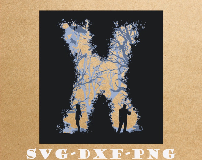 Silhouette Clipart dxf Quotes. X-Files svg png The X-Files series svg The TV Show SVG for Cricut
