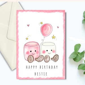 Carte Jellycat, carte guimauve, carte d'anniversaire, personnalisée