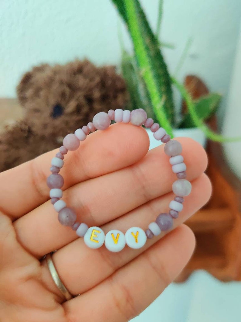 Personalized Name Bracelets Baby Girl Name Bracelet Baby Etsy