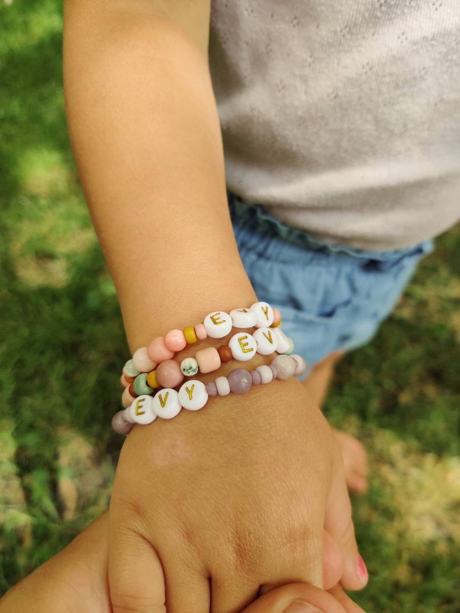 Personalized Name Bracelets Baby Girl Name Bracelet Baby Etsy