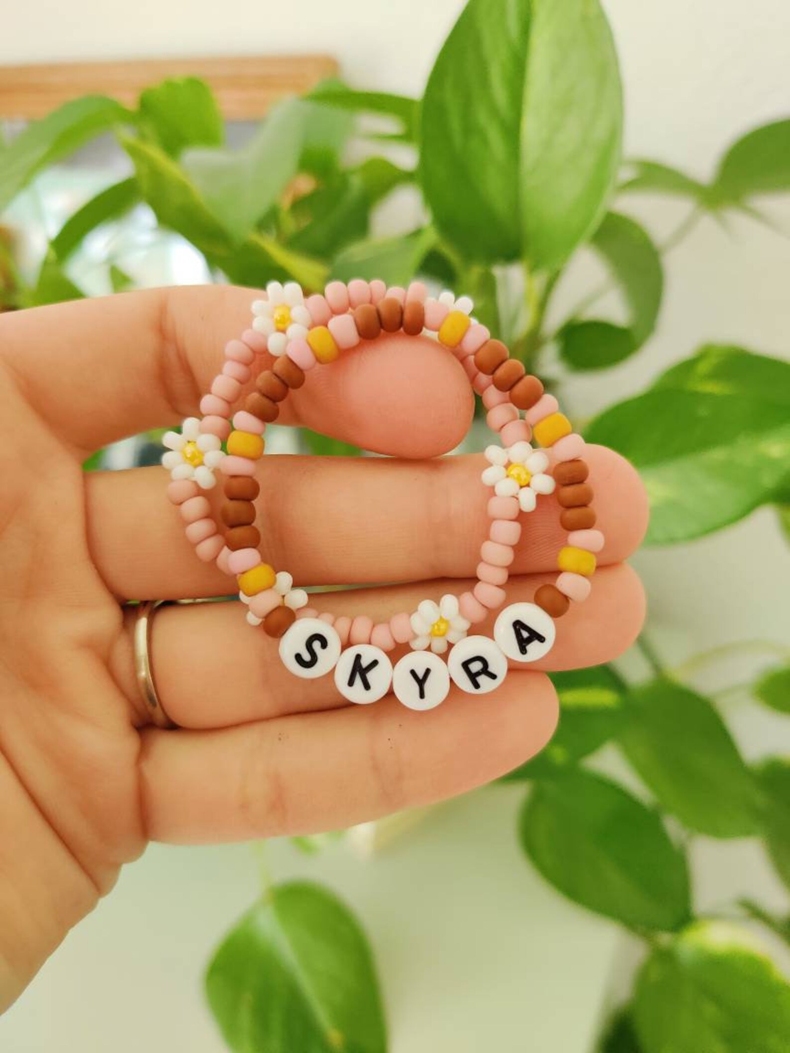 Girl Name Bracelet SET OF 2 Personalized Name Bracelet Baby Etsy