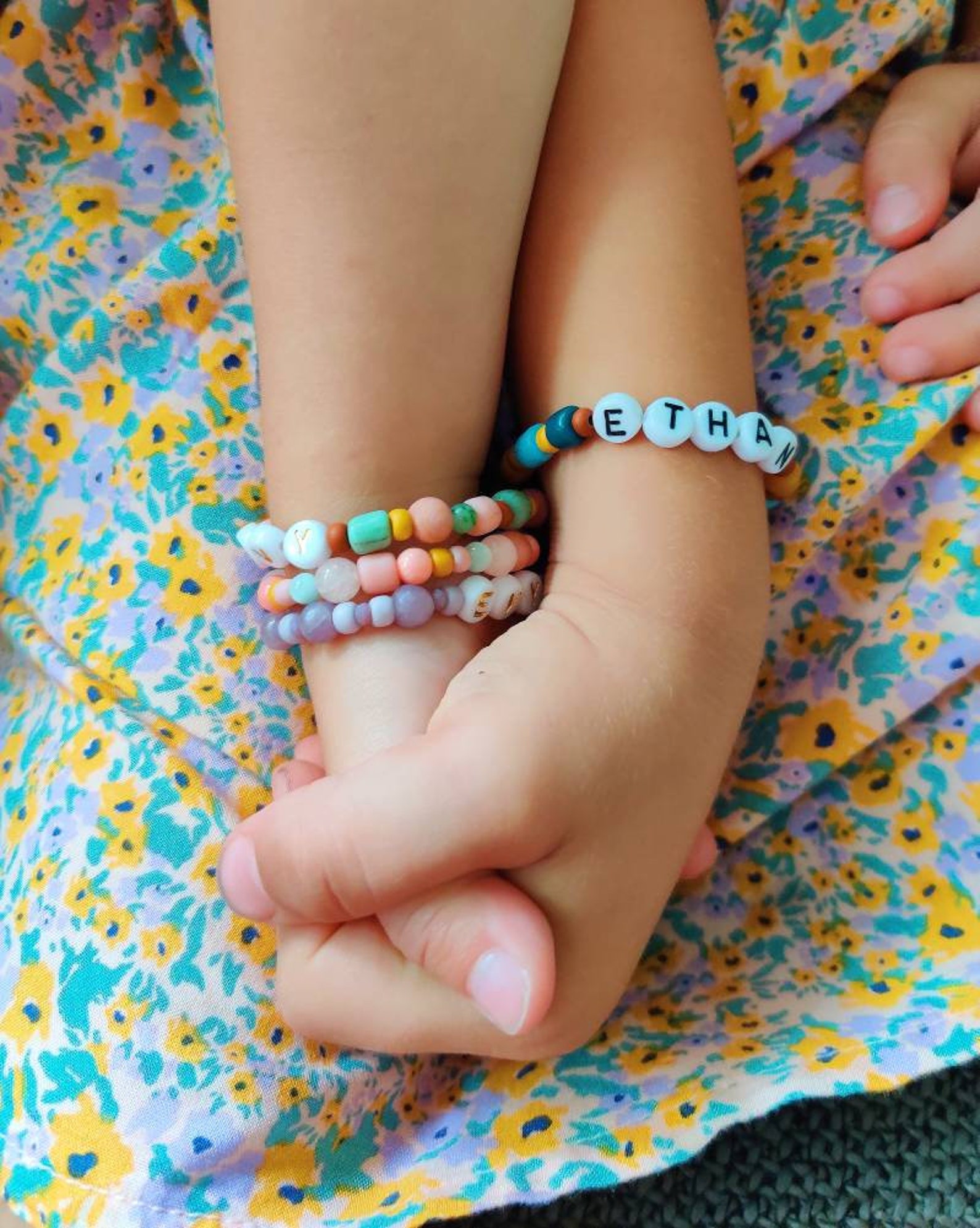 Personalized Name Bracelets Baby Girl Name Bracelet Baby Etsy