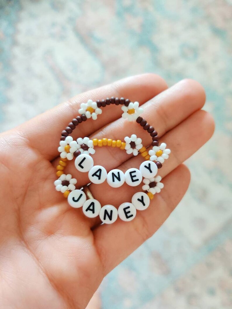 Twin Name Bracelets Twin Identifier Bracelets Twin Girls Etsy