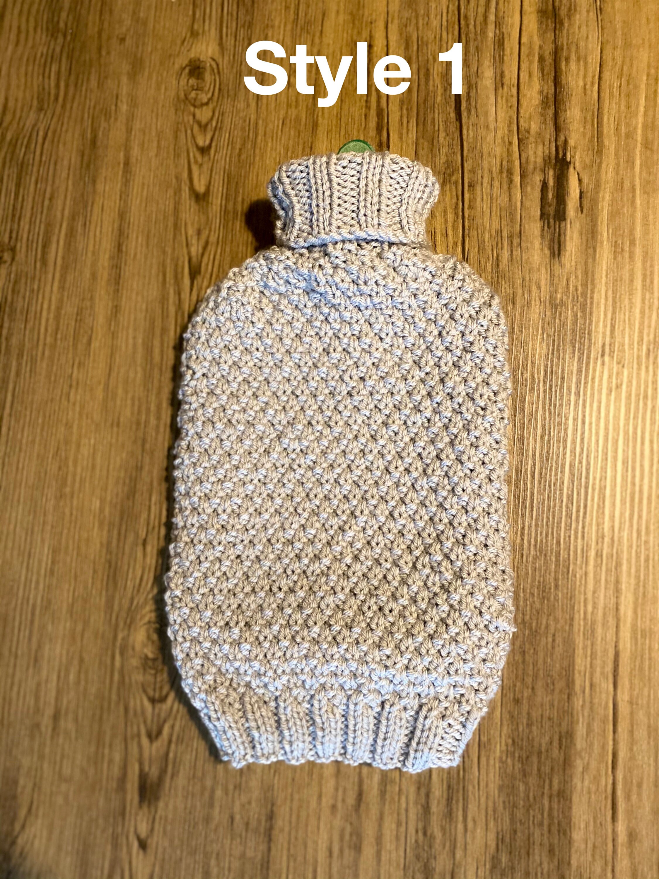 Handmade Knitted Hot Water Bottle Covers Etsy