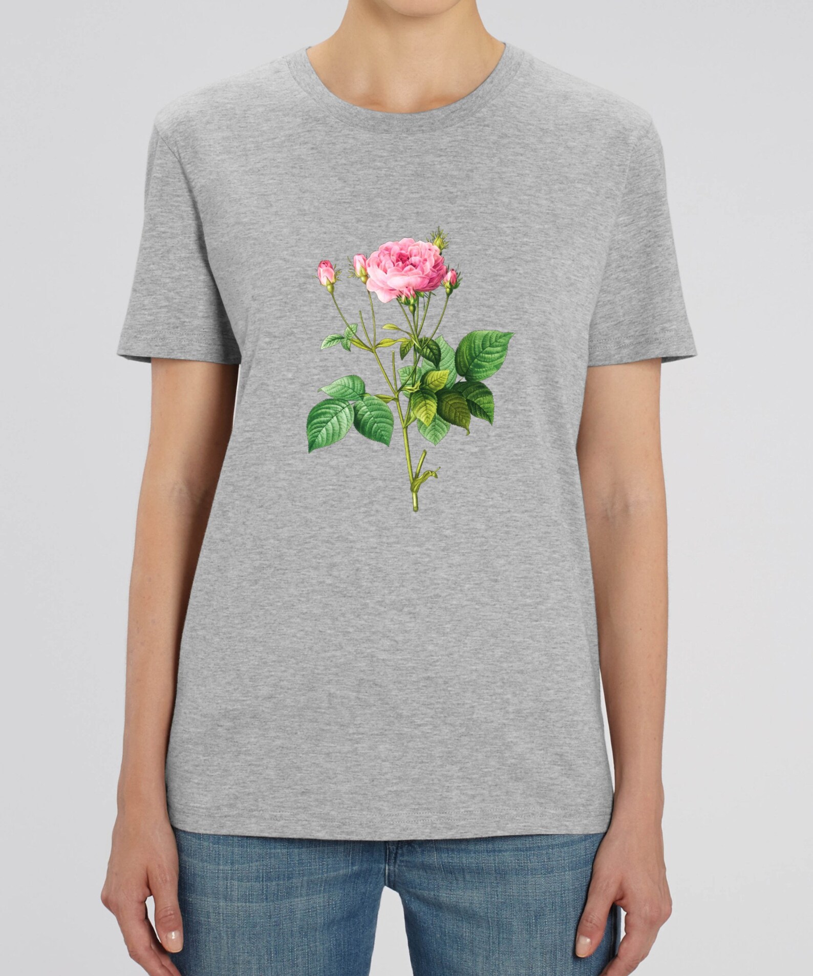 Rose Print Vintage T Shirt. Botanical Rose Shirt. Pink Flower - Etsy UK