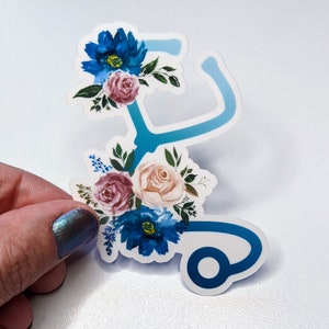 Stethoscope Sticker | Nurse Sticker | Doctor Sticker | Healthcare Sticker | Laptop Sticker | Gift for Nurses | Thank You Gift for Nurse