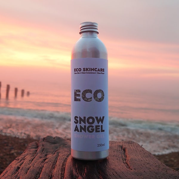 Ocean Saver Suds | Snow Angel | Vegan Shower Gel | 250ml | Eco Skincare: Award Winning Skincare | Cruelty Free, Eco Body Wash | Made in UK