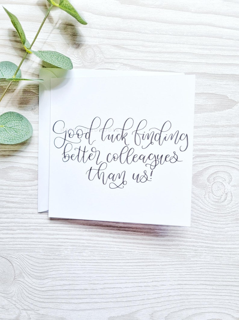 Goodbye Card Funny Leaving Card for Boss All the Best Card Etsy UK