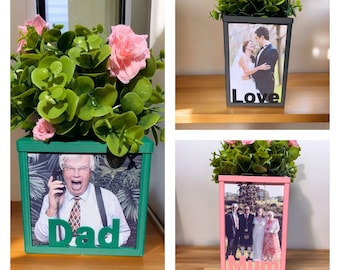 3D printed plant pot, vase, photo frame, personalised gift