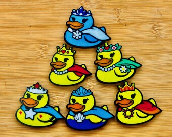 Magnetic Cruise Ducks Princess Fun Vacation Door Magnets