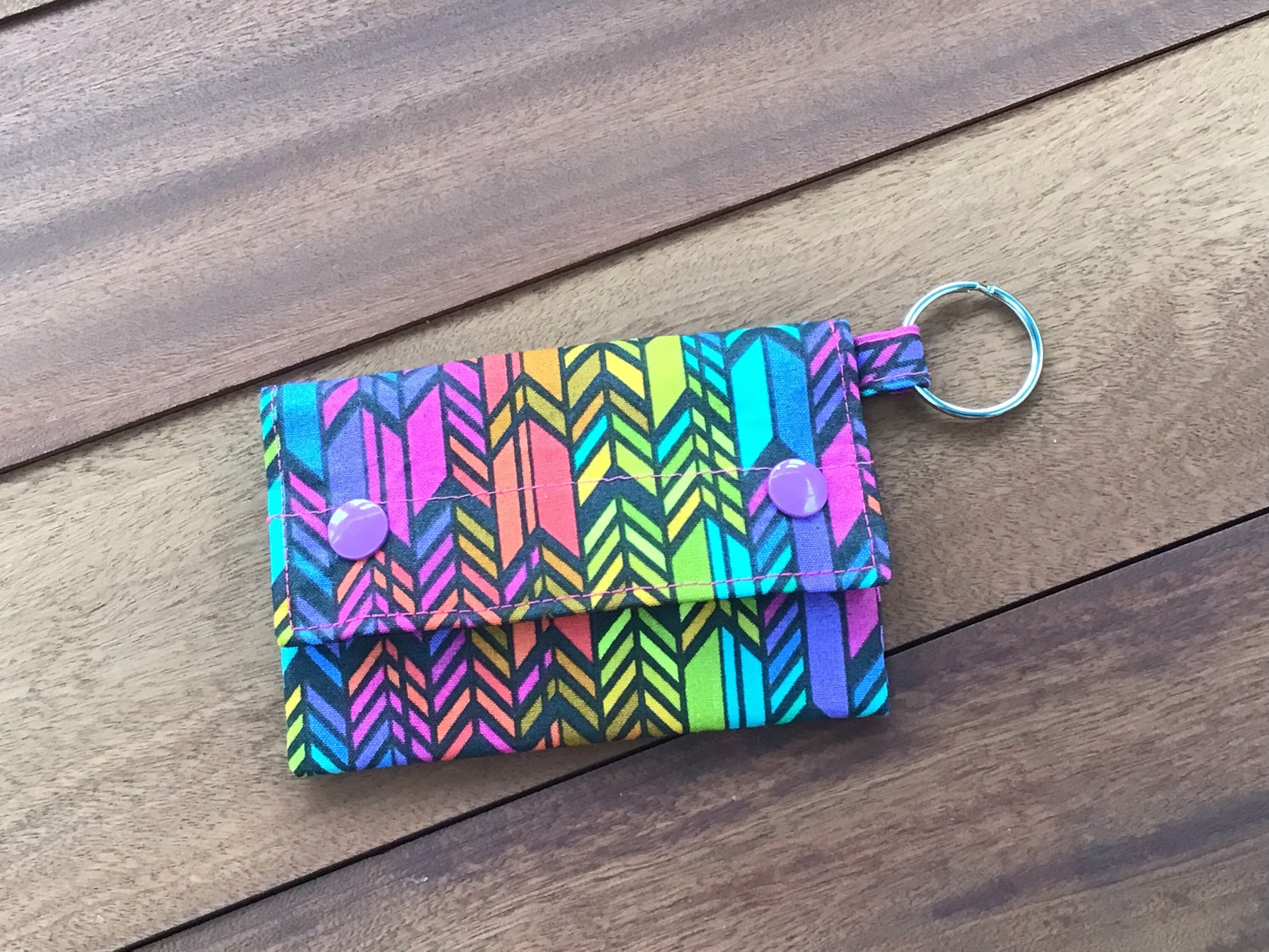 Slim Fabric Wallet, Small Ladies Card Wallet, Credit Card Wallet Etsy