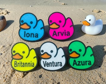 Magnetic cruise ducks P&O, fish extenders, cruise gifts, door magnets