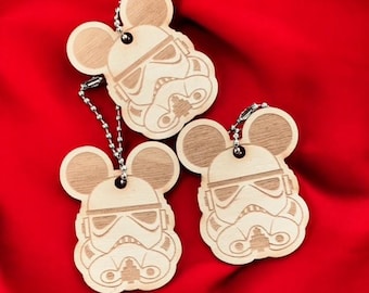Stormtrooper Mickey Ears Keychain | Cast Member Gift