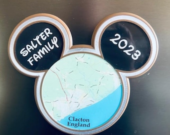 Large Magnetic cruise Porthole magnet, Disney Cruise, porthole map