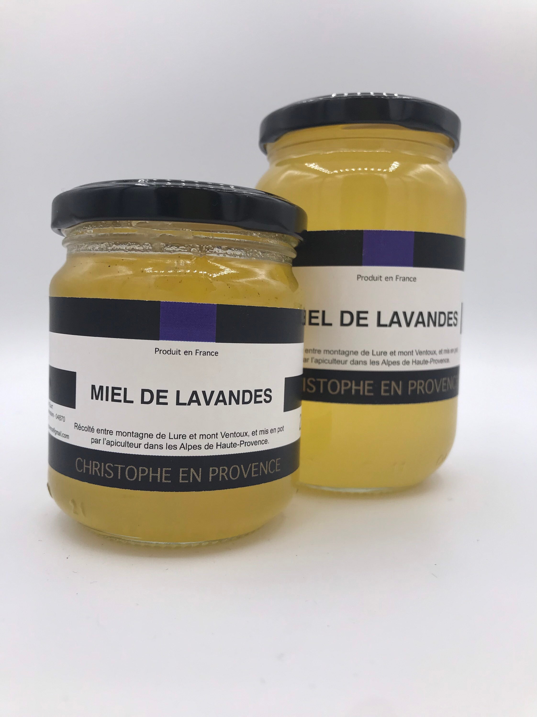 Miel de Lavandes 500 Grammes, 100% Naturel et Artisanal, Récolté en Provence