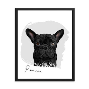 Pet portrait custom digital file , Christmas gift, printable dog lover gift, personalised gift for her or him, DIGITAL FILE or PRINT