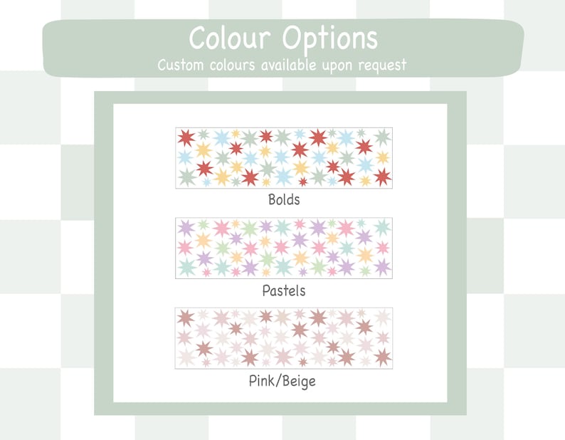 Irregular Star Wall Sticker Decals | Nursery Playroom Decor image 4