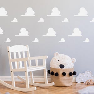 Toy Story Clouds Wall Sticker Decals | Children&#39;s Nursery Stickers | Playroom Decor